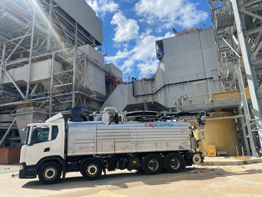 CSA Specialised Services drain cleaner onsite